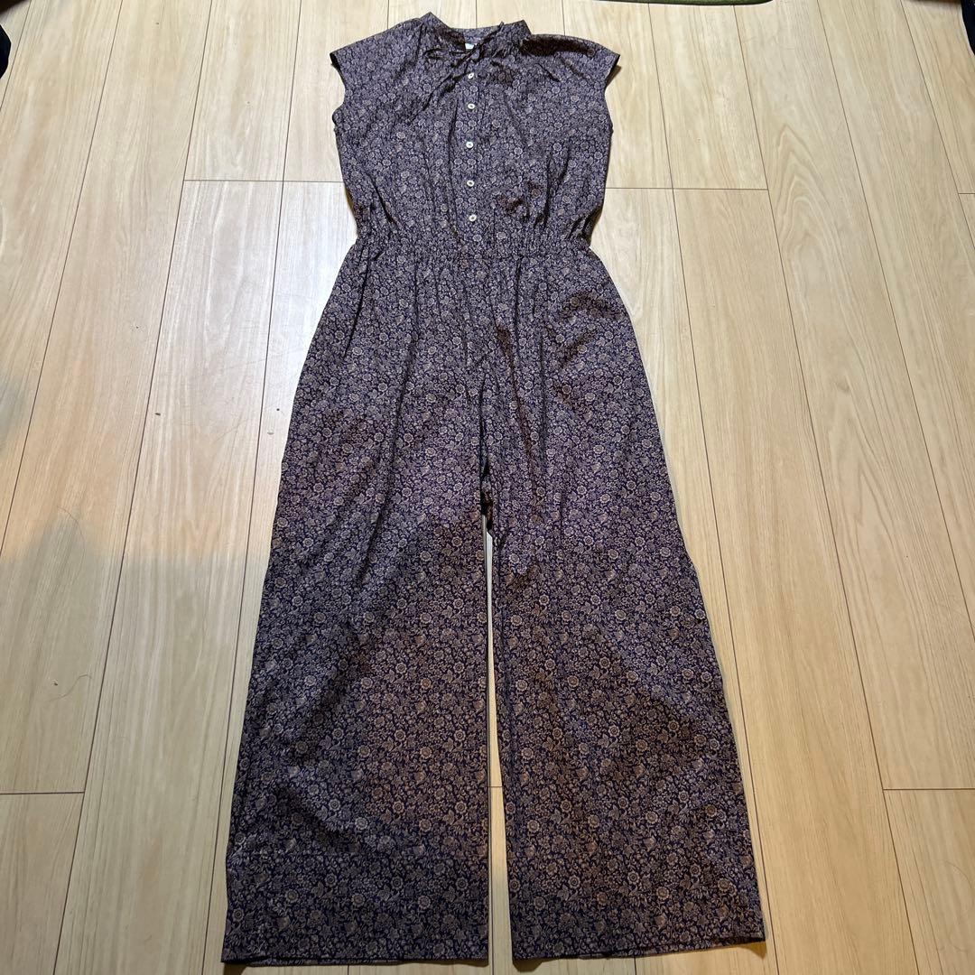 北欧暮らしの道具店　クラシトリップス　リバティオールインワン　ネイビー　美品