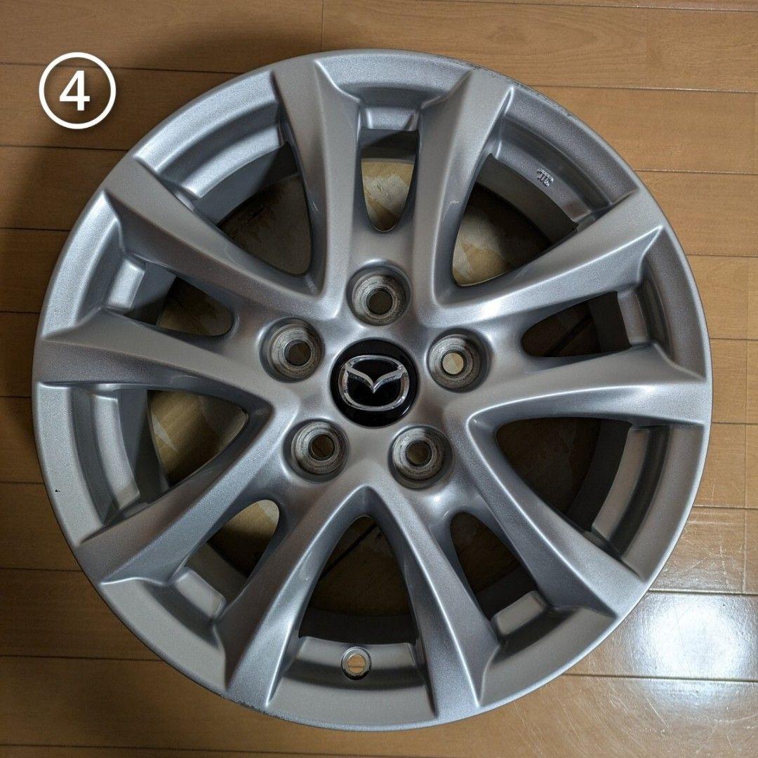 マツダ純正 16インチ アルミホイール 4本 傷小 6.5J +50 5H