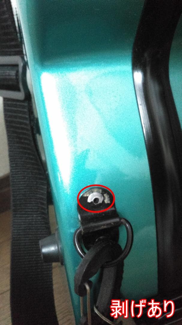 バイオリンパレット　Valenteオリジナル　バイオリンケース　アクアマリン