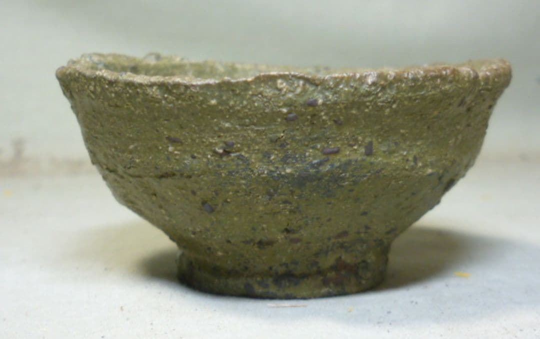 池西剛作　柿の蔕ぐい呑み