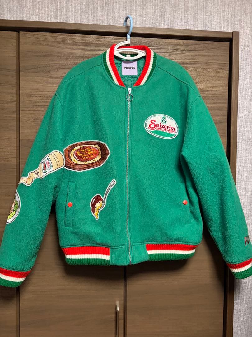 PUNYUS サイゼリヤ 刺繍 ブルゾン