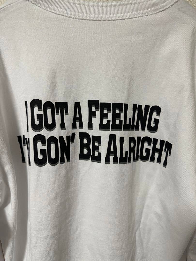 【新品】sacai ホワイト ロングスリーブ カットソー サイズ3 ロンT