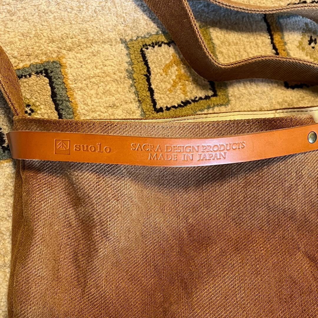 スオーロトートバッグ SUOLO スオーロショルダーバッグ キャメル