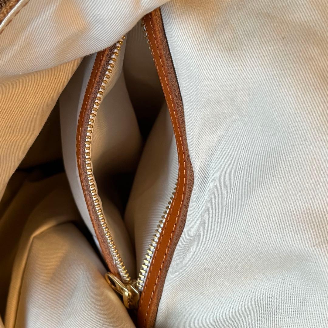 スオーロトートバッグ SUOLO スオーロショルダーバッグ キャメル