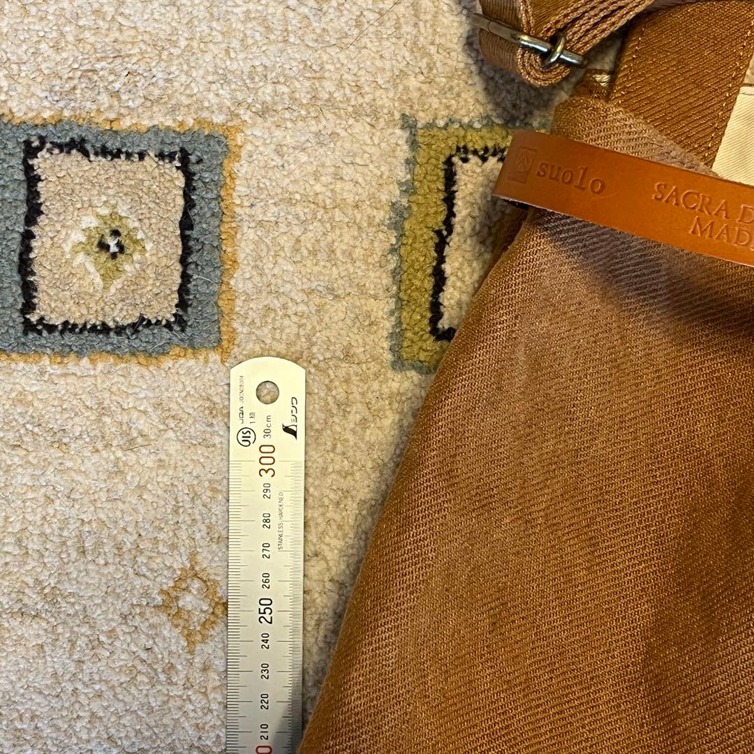 スオーロトートバッグ SUOLO スオーロショルダーバッグ キャメル