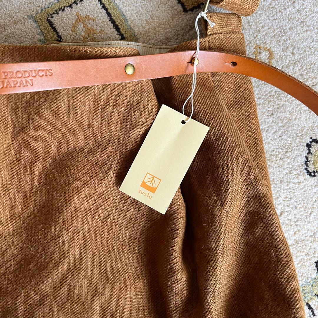 スオーロトートバッグ SUOLO スオーロショルダーバッグ キャメル