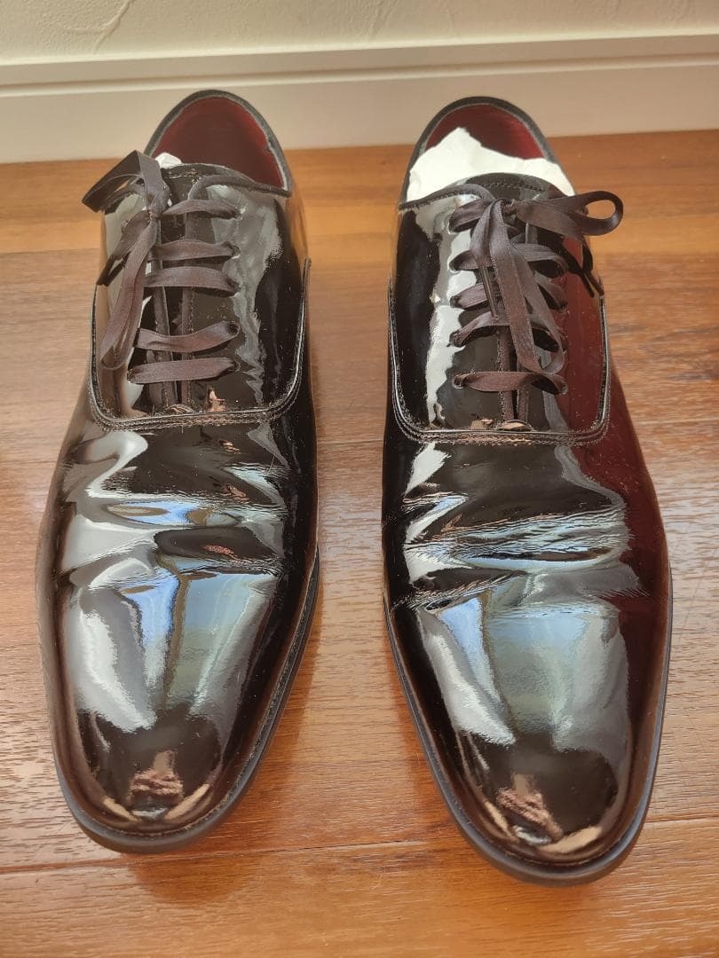 ブライダルシューズ　新郎　リーガル　エナメル　25 1/2