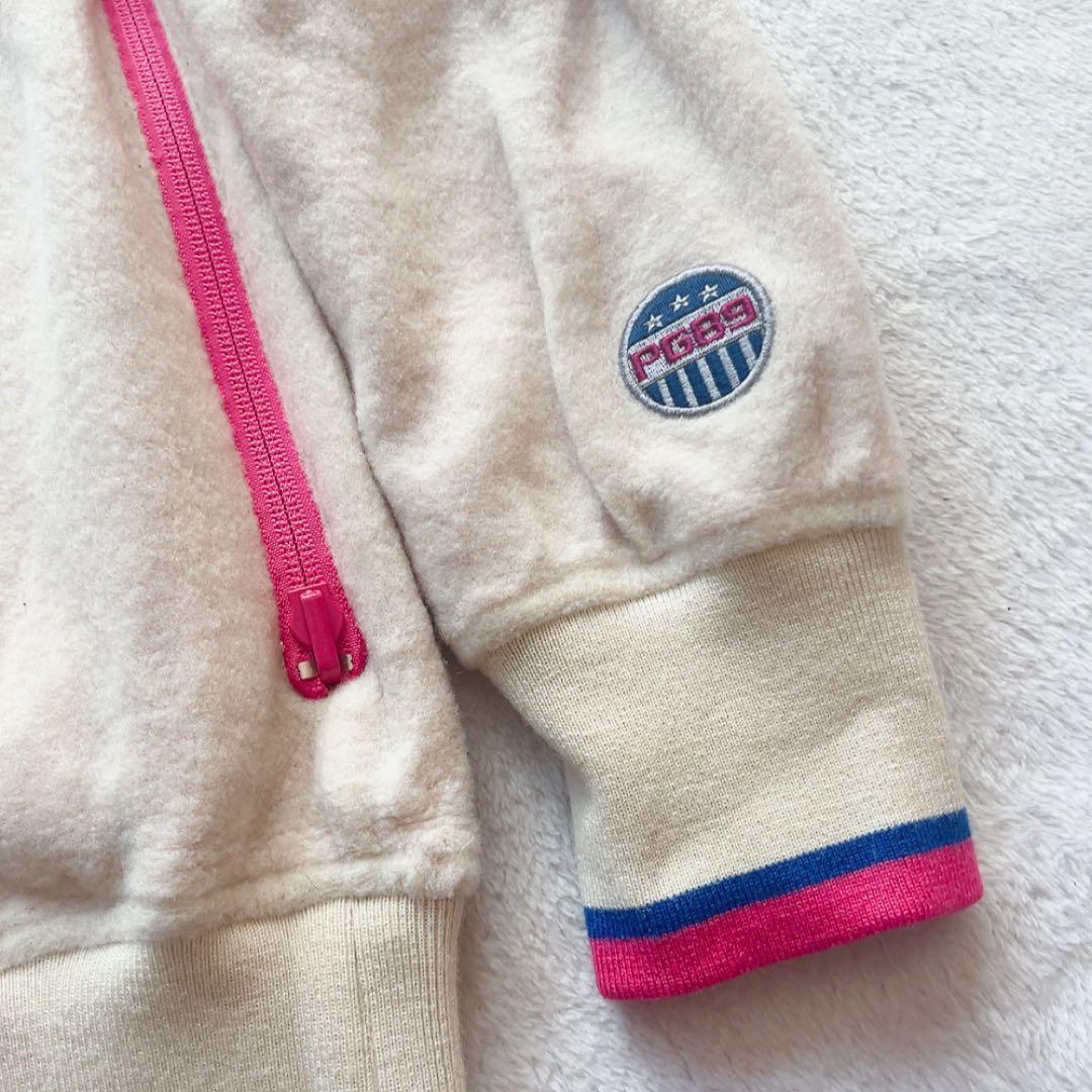 極美品　パーリーゲイツ　リバーシブル　スニード　ピンク　白　フリース　2way