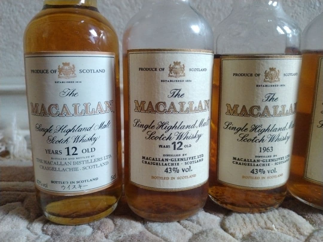 専用マッカランミニボトル5本セット The Macallan