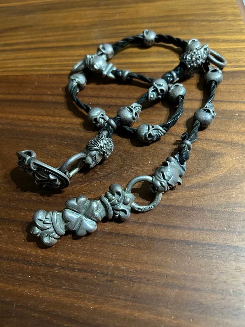 ガボール生前モデルレザーウォレットチェーン