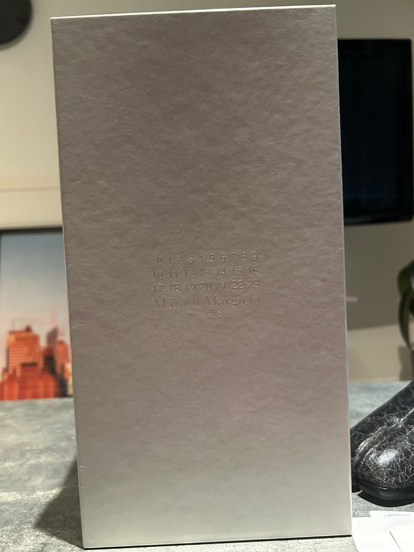 Maison Margiela 黒 レザー 足袋