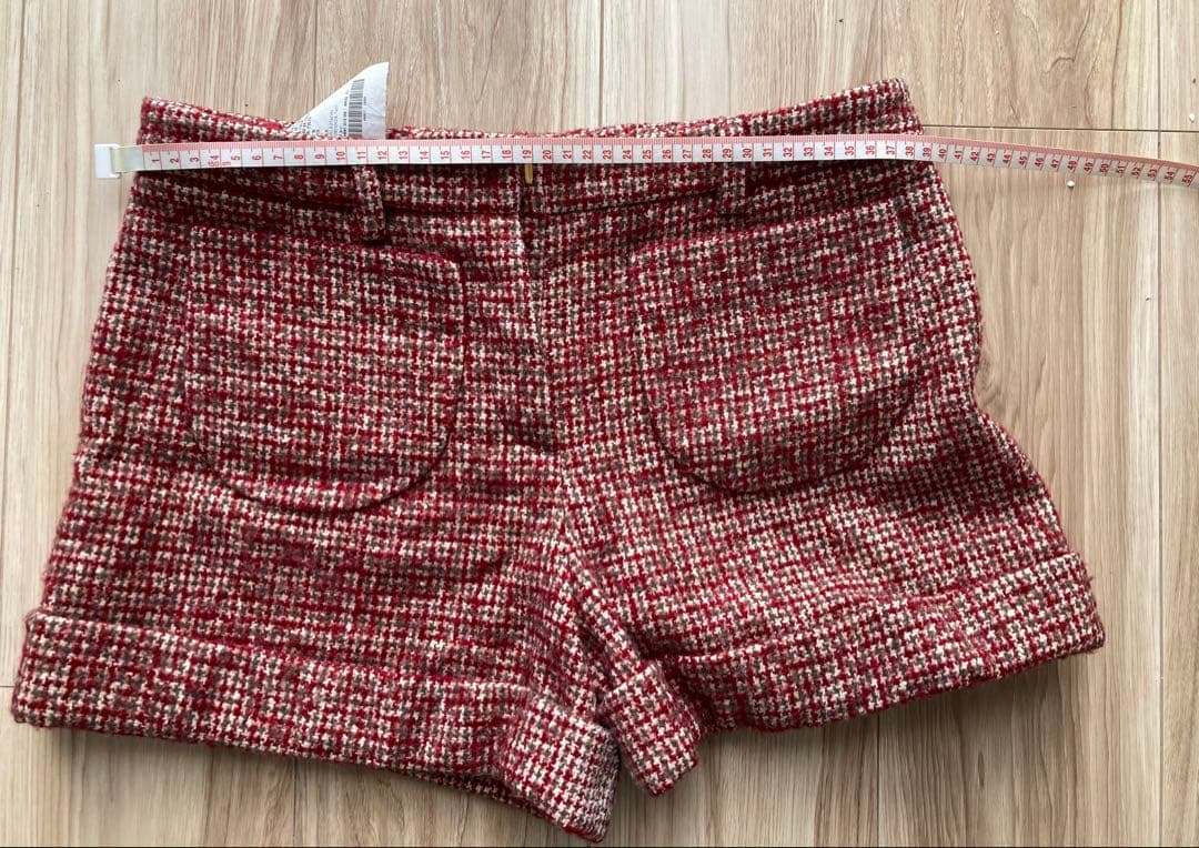 MIU MIU ミュウミュウツイードショートパンツ 38