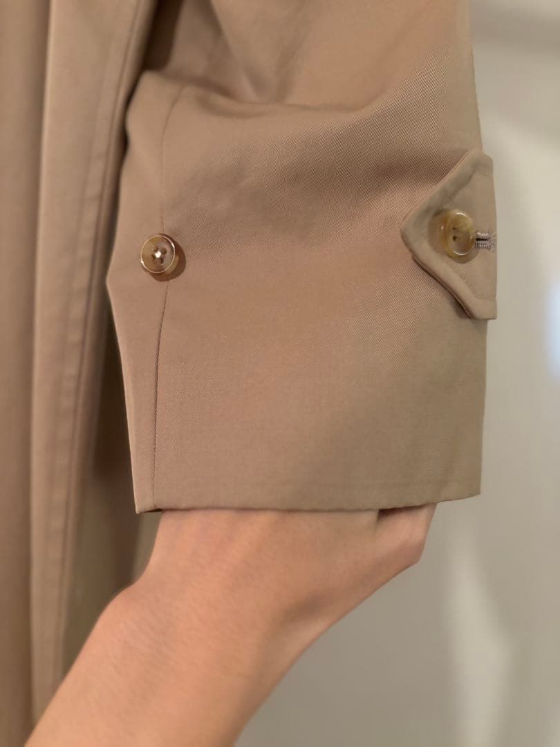 クリーニング済み　Burberrys ステンカラーコート ノバチェック