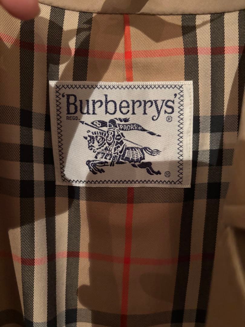 クリーニング済み　Burberrys ステンカラーコート ノバチェック