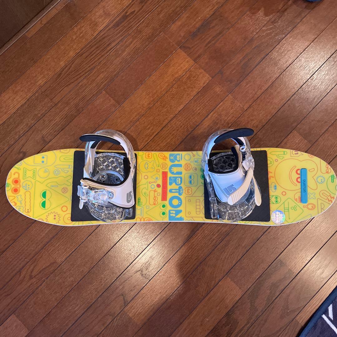 Burton スノーボード イエロー ブーツ付き