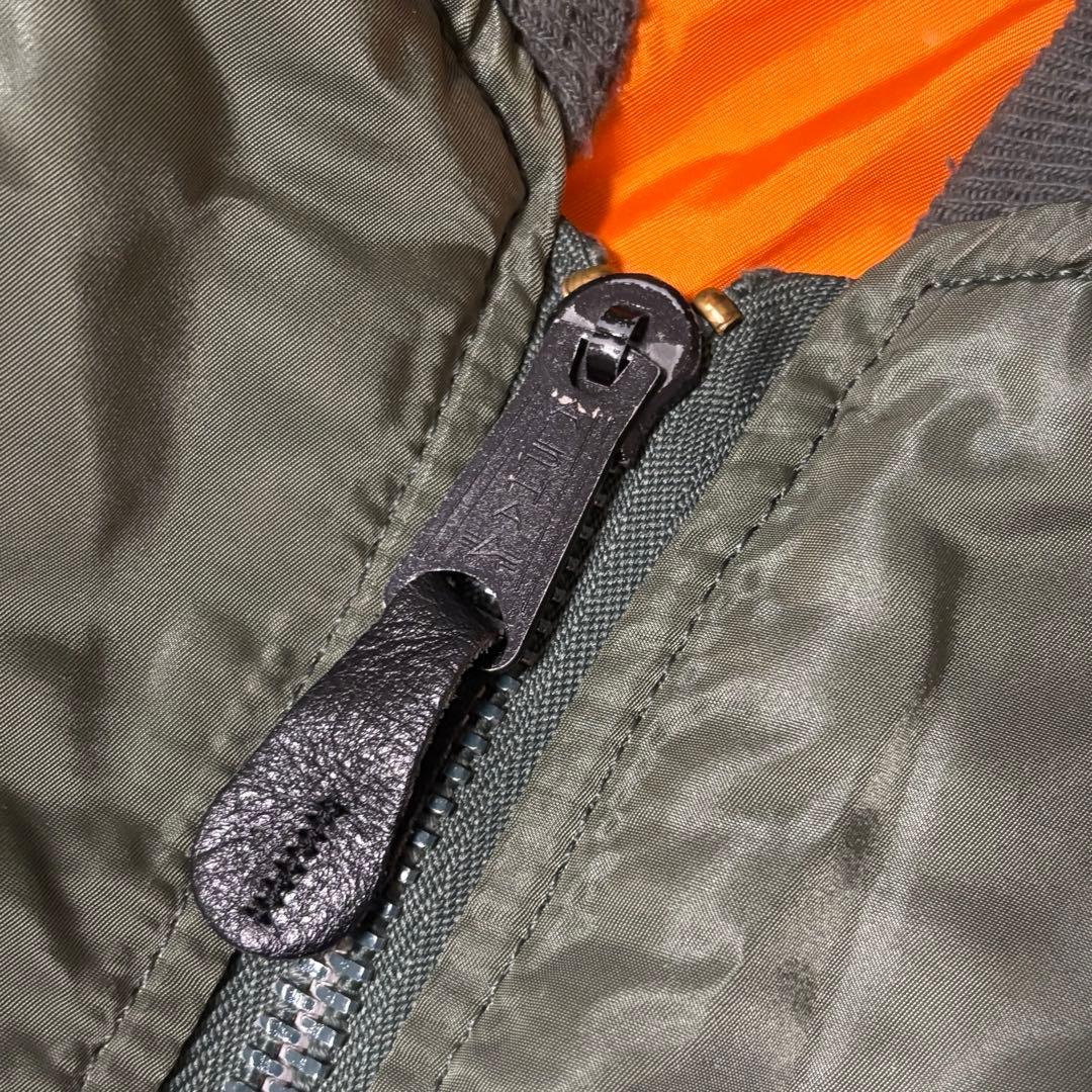 90sアルファインダストリーズ MA-1フライトジャケット USA製 ALPHA