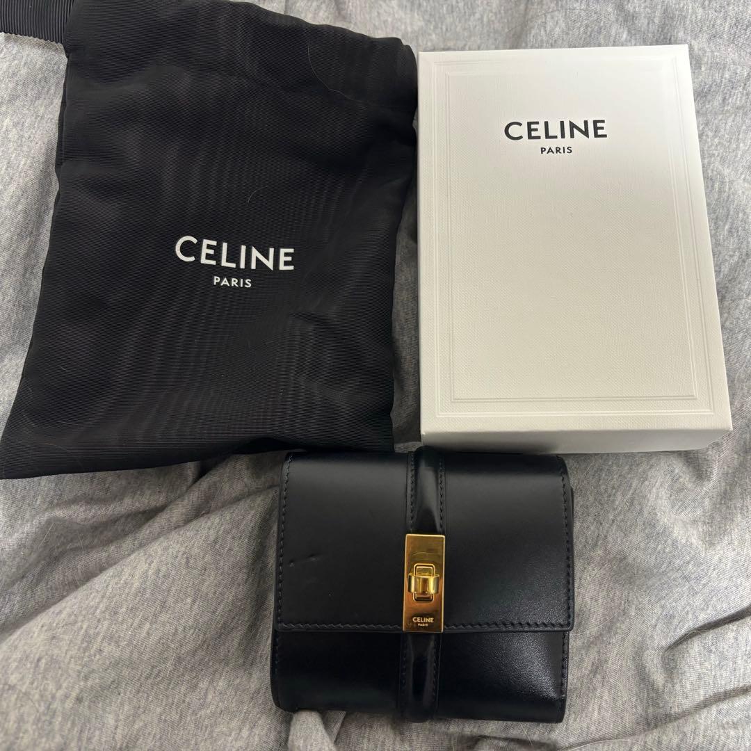 CELINE スキル トリフォールドウォレット 16 セー