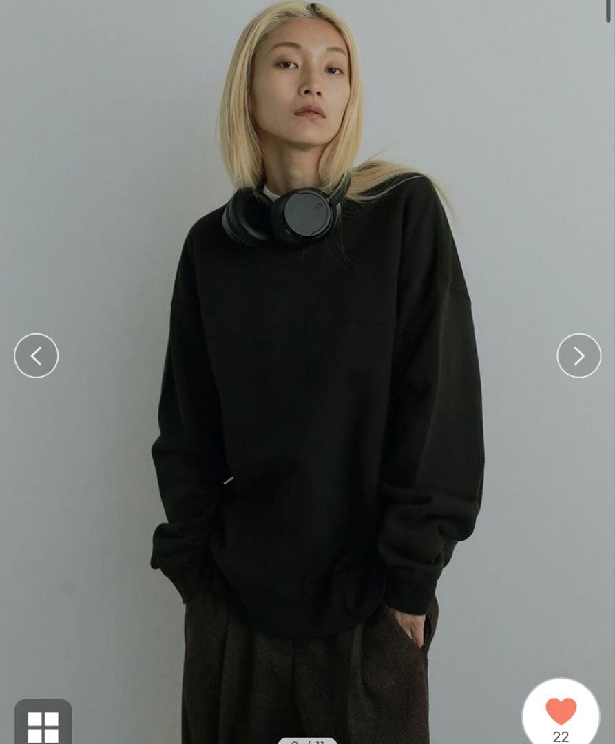 【最安値】anuke Sandwashed Over Sweat