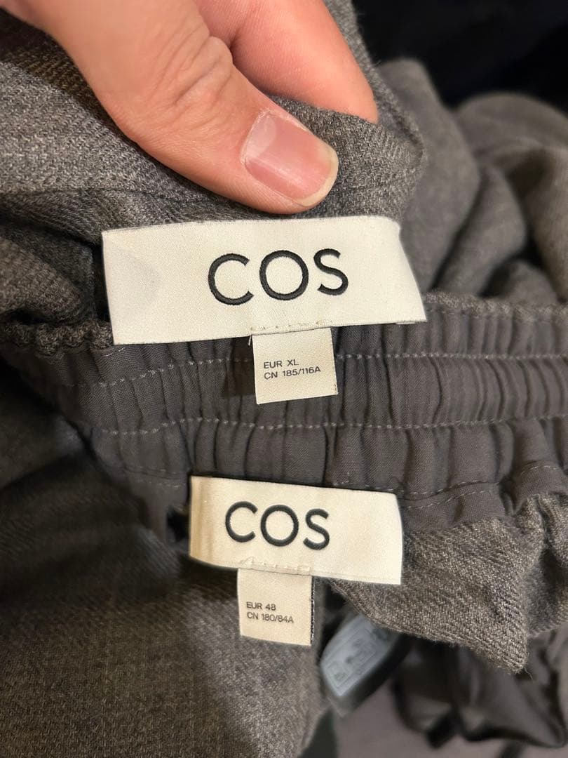 COS テーラードウールフランネル　セットアップ