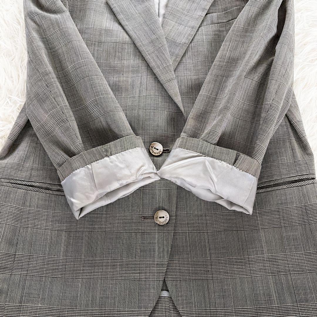 美品✨【バーバリーズ】ジャケットスカート スーツ セットアップ グレンチェック