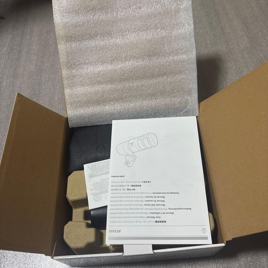 値下げ！audio technica AT2040 + XLRケーブル（おまけ）