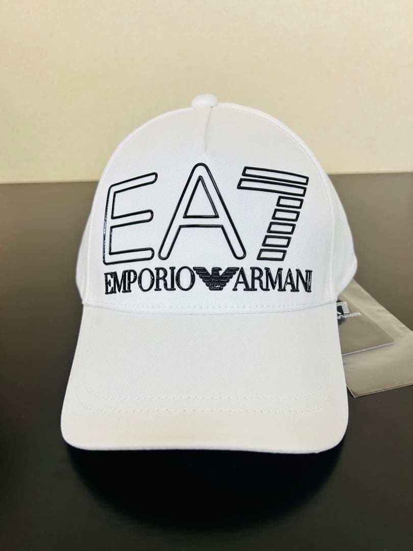 EA7 イーエーセブン　キャップ　ホワイト