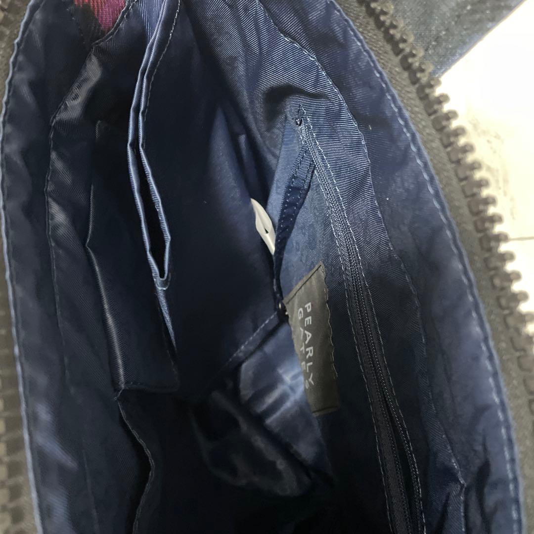 PEARLY GATES チェック柄カートバッグ