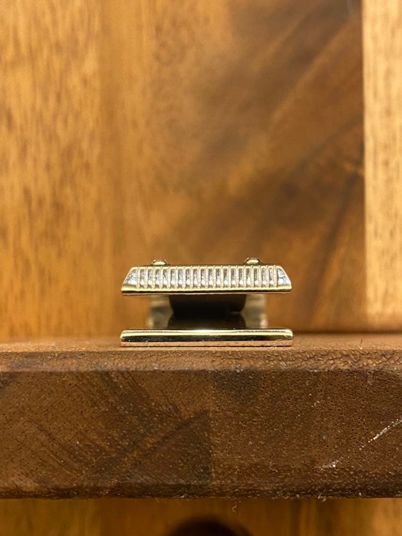 Louis Vuitton ルイヴィトン　ブラックレザーマネークリップ