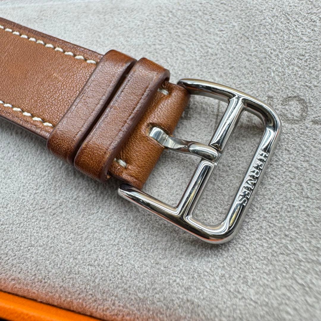 2830 ほぼ未使用Apple Watch エルメス　ブラウン　ドゥブルトゥール