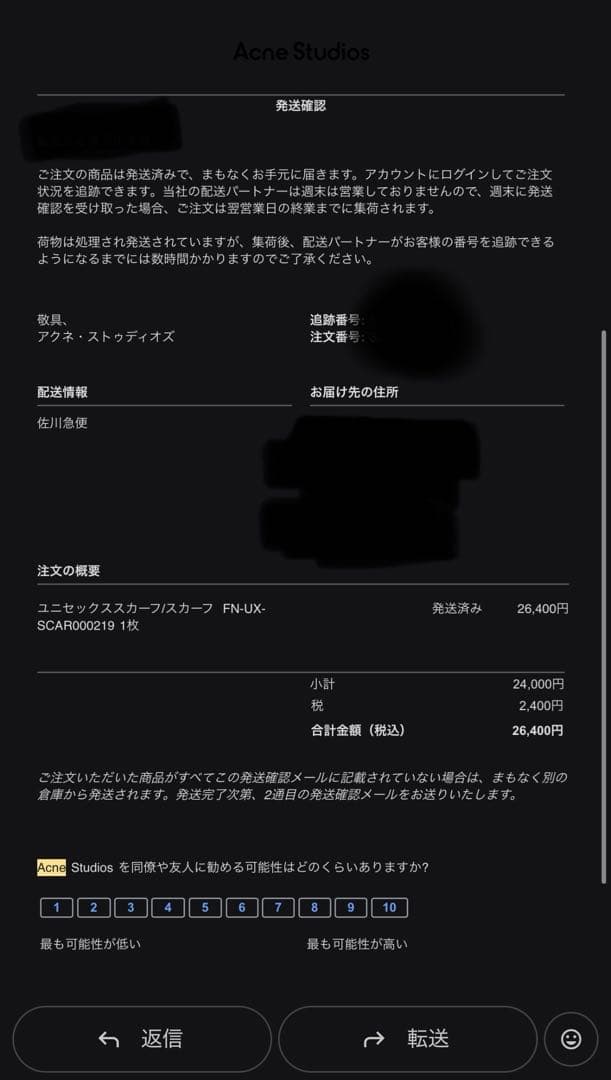 Acne Studios フリンジウールスカーフ-スキニー-