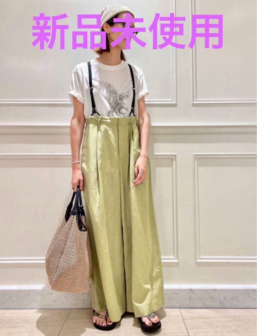 【新品】CURRENTAGE Spick and Span別注サスペンダーパンツ