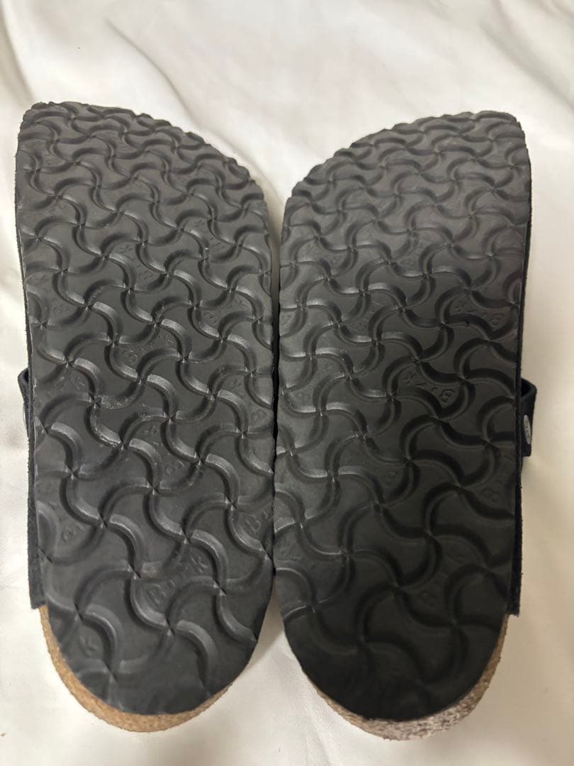 ビルケンシュトック ボストン スエード サンダル ブラック 黒42 27センチ