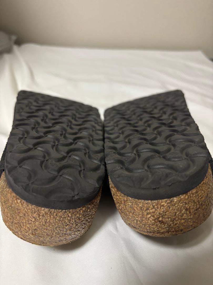 ビルケンシュトック ボストン スエード サンダル ブラック 黒42 27センチ