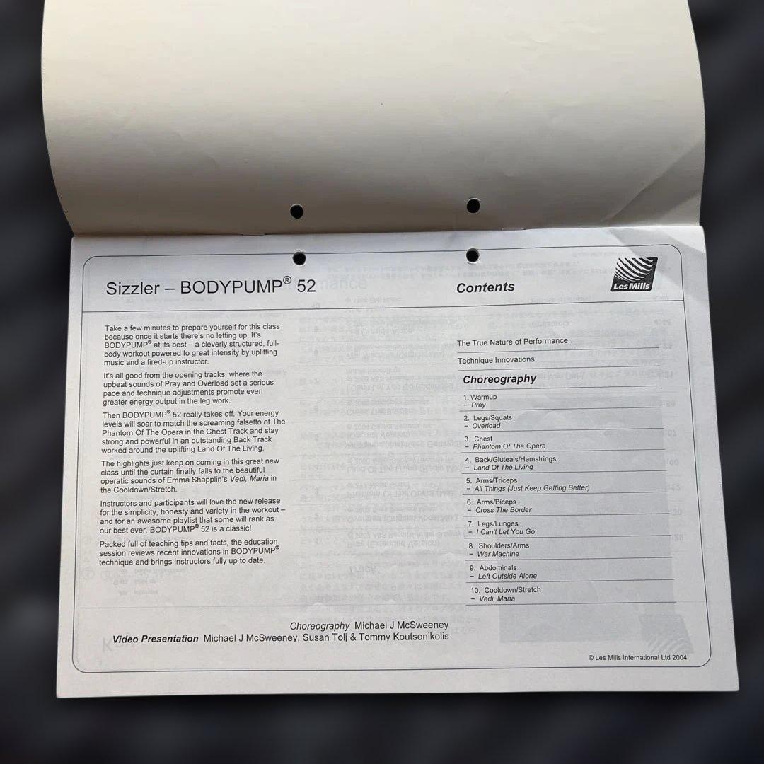 レズミルズ　ボディパンプ　52