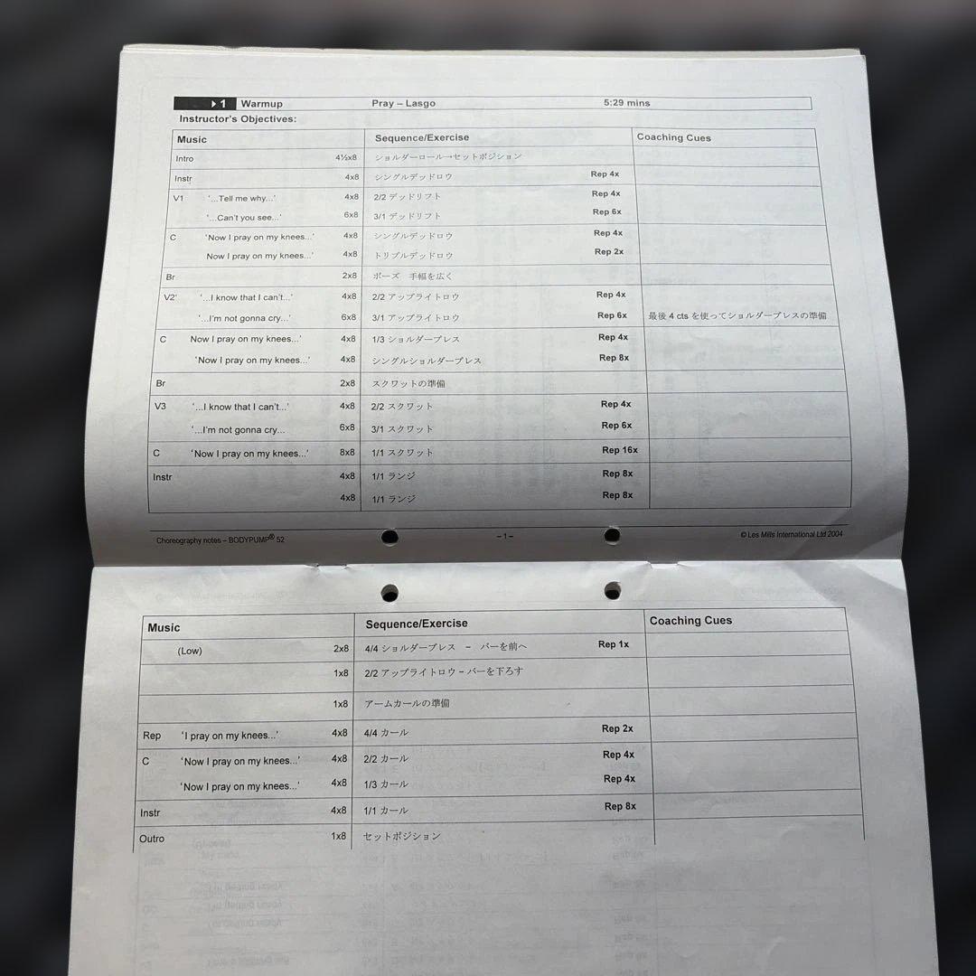 レズミルズ　ボディパンプ　52