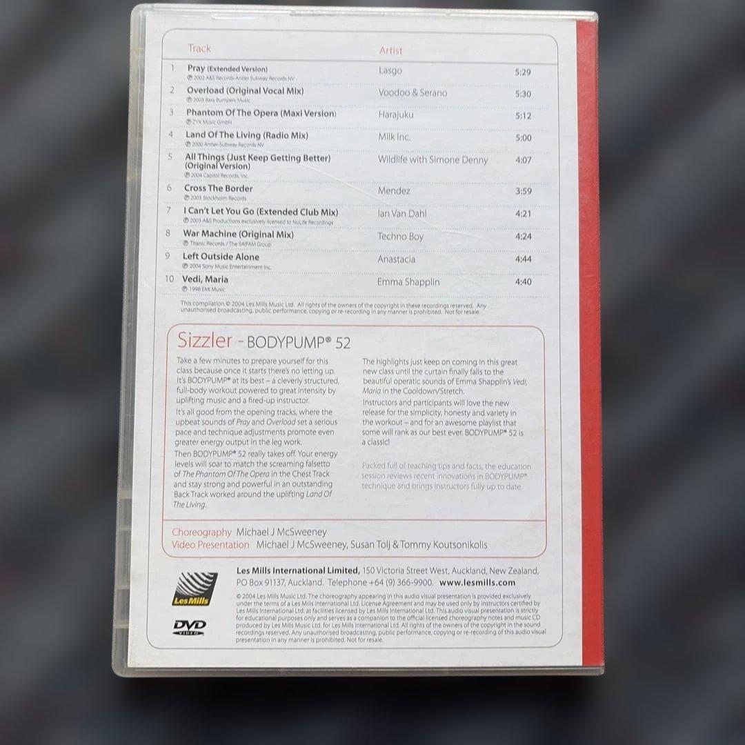 レズミルズ　ボディパンプ　52