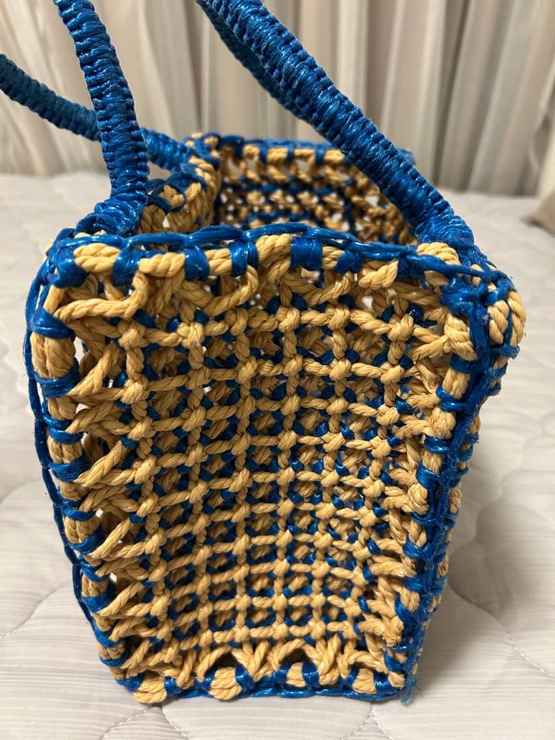 MARNI MARKET JURTA BAG ライトブルー