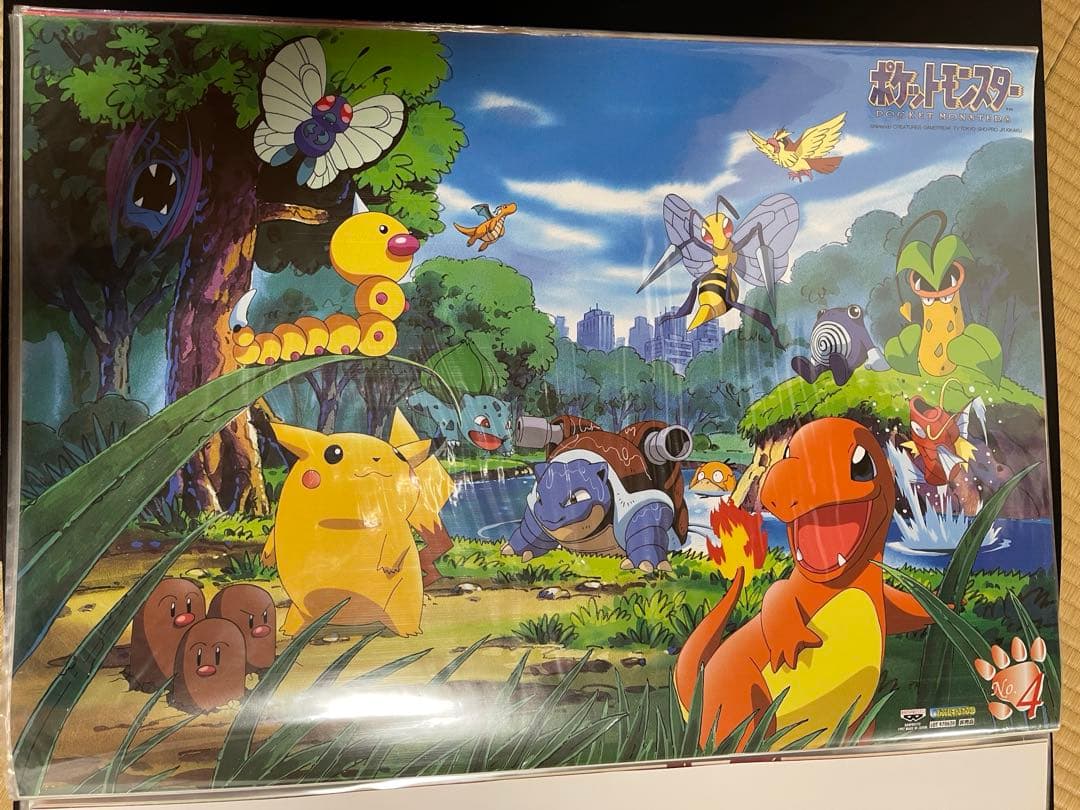 ポケットモンスター　バンプレ　ポスター　ポケモン　6枚セット