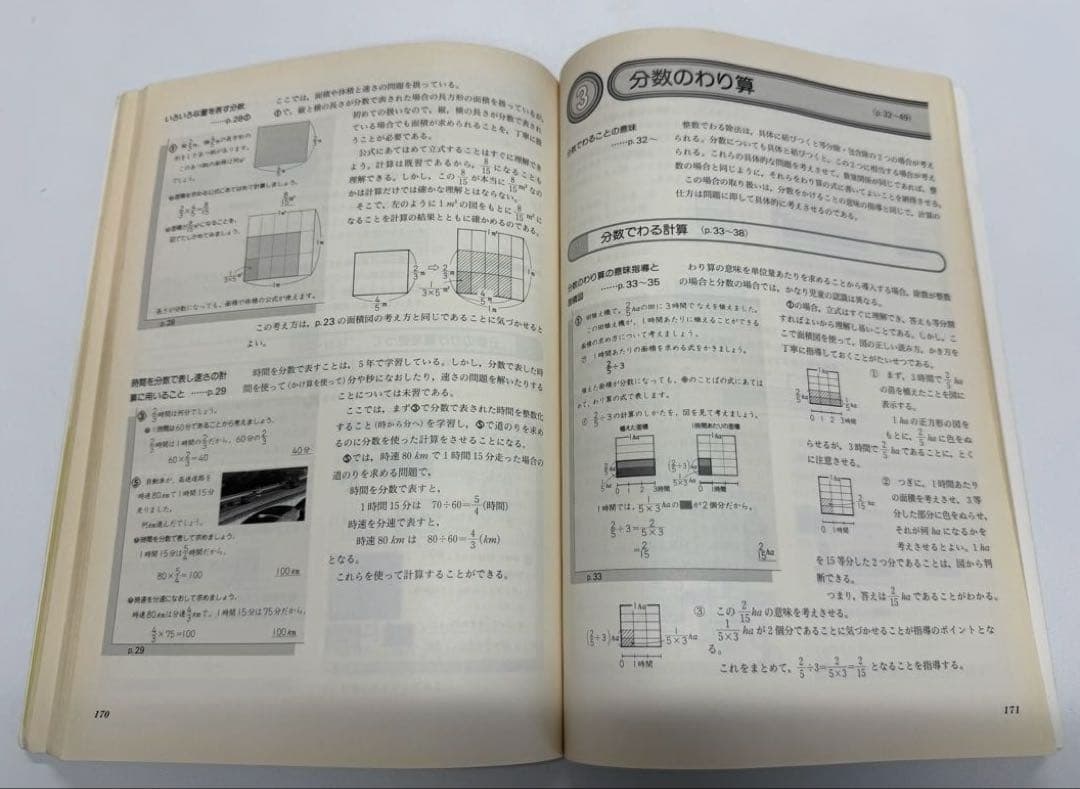 啓林館　算数1年〜6年　教師用指導書　第二部詳説