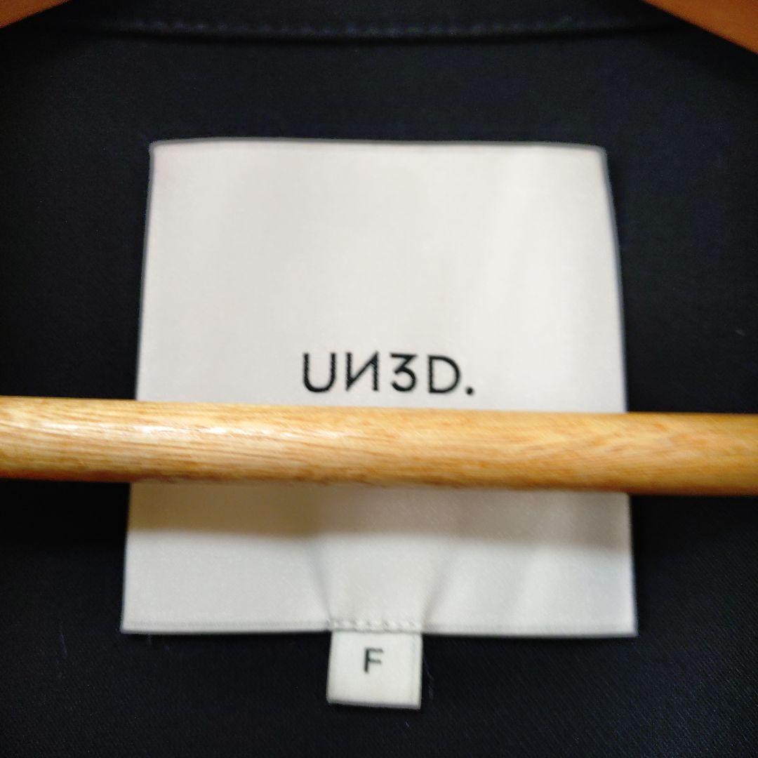 UN3D. ブラック テーラードジャケット F　レア