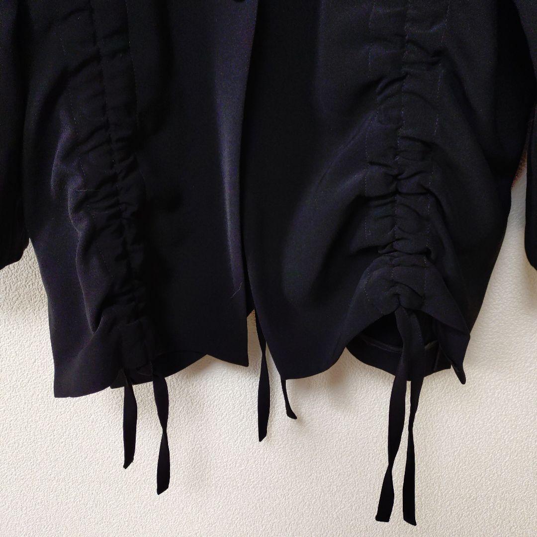 UN3D. ブラック テーラードジャケット F　レア