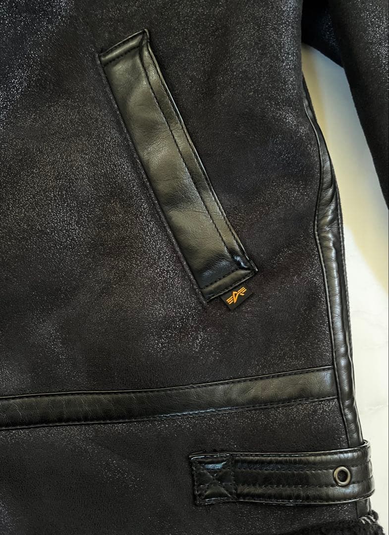 ALPHA B-3 ムートン ライダース　ヒューストン AVIREX BLUCO