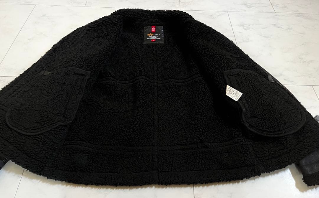 ALPHA B-3 ムートン ライダース　ヒューストン AVIREX BLUCO