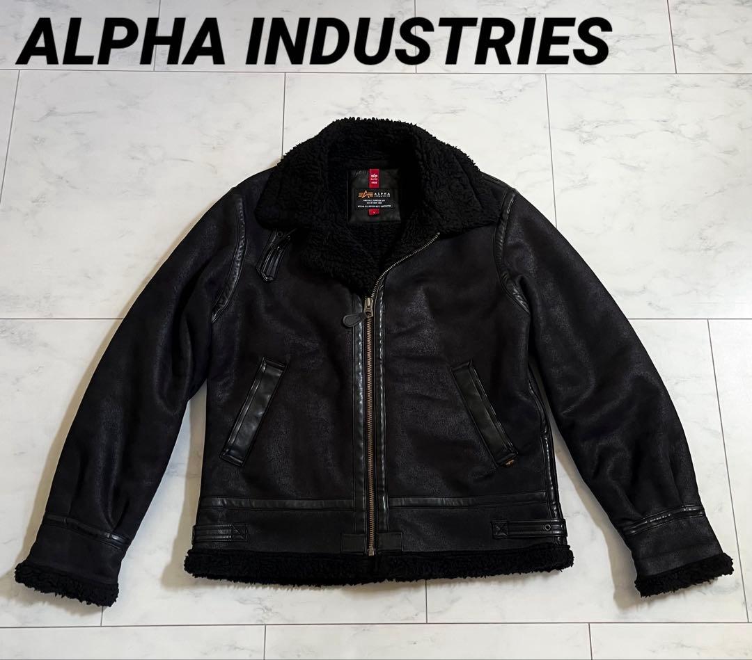 ALPHA B-3 ムートン ライダース　ヒューストン AVIREX BLUCO