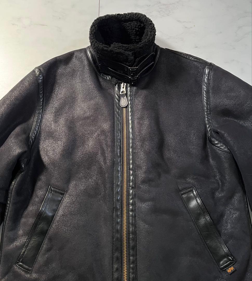 ALPHA B-3 ムートン ライダース　ヒューストン AVIREX BLUCO