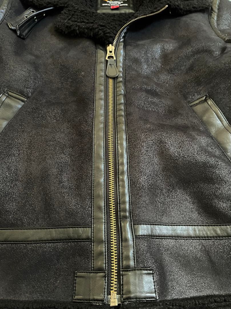 ALPHA B-3 ムートン ライダース　ヒューストン AVIREX BLUCO