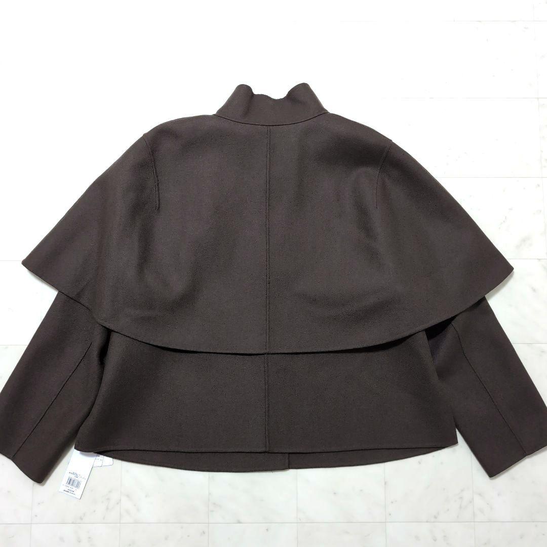 2022AW ADORE ライトリバーケープ付き ノーカラージャケット