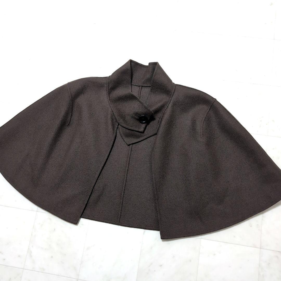 2022AW ADORE ライトリバーケープ付き ノーカラージャケット