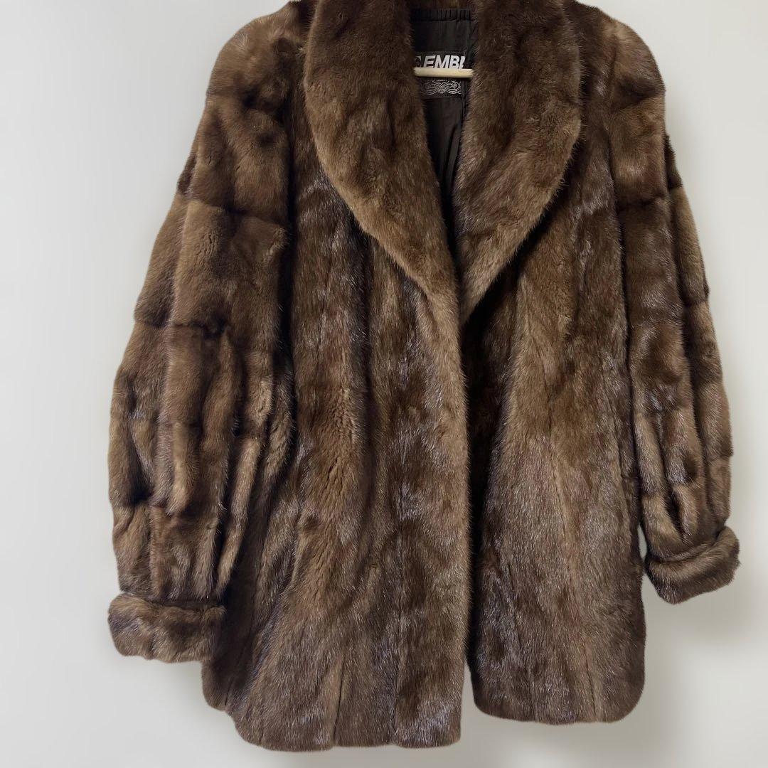 EMBA 高級リアルミンクコート　 サイズM〜L 9〜11号