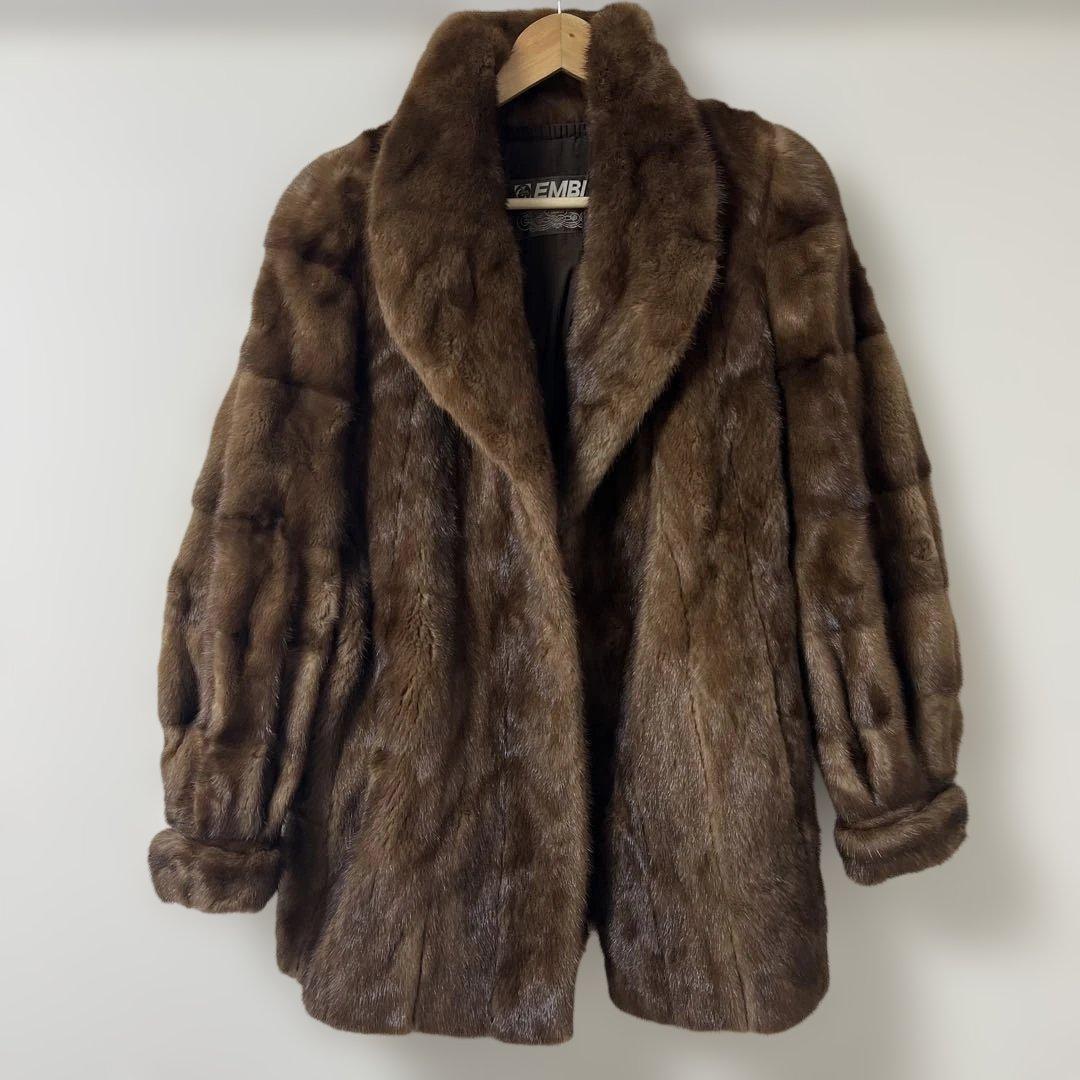 EMBA 高級リアルミンクコート　 サイズM〜L 9〜11号